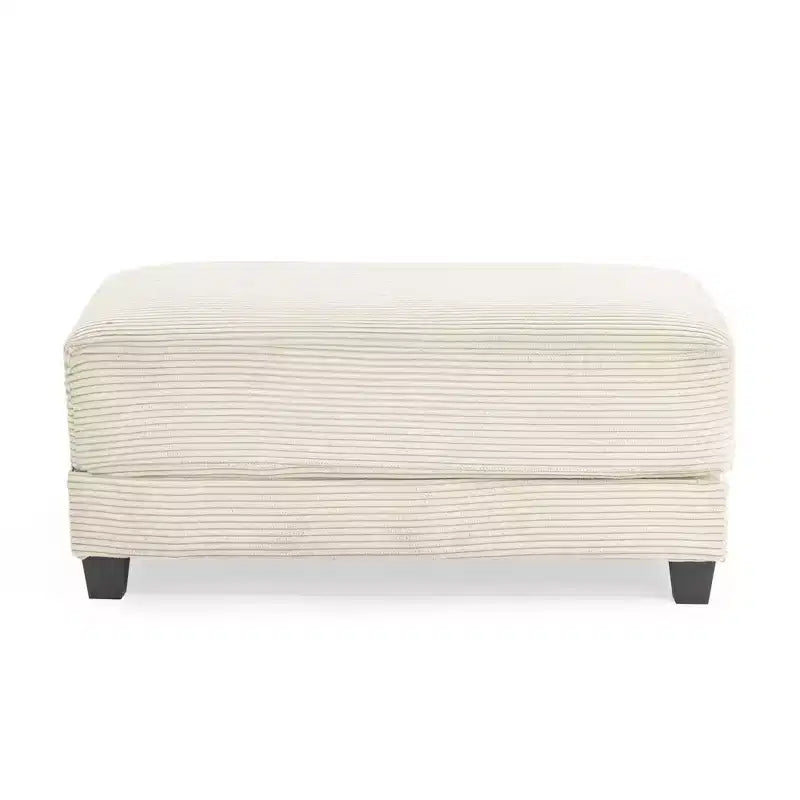 Pouf Hyleory in Velluto a Coste, Grande e Confortevole, per Camera da Letto, Soggiorno, Sala Allattamento