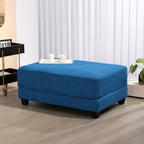 Pouf Hyleory in Velluto a Coste, Grande e Confortevole, per Camera da Letto, Soggiorno, Sala Allattamento