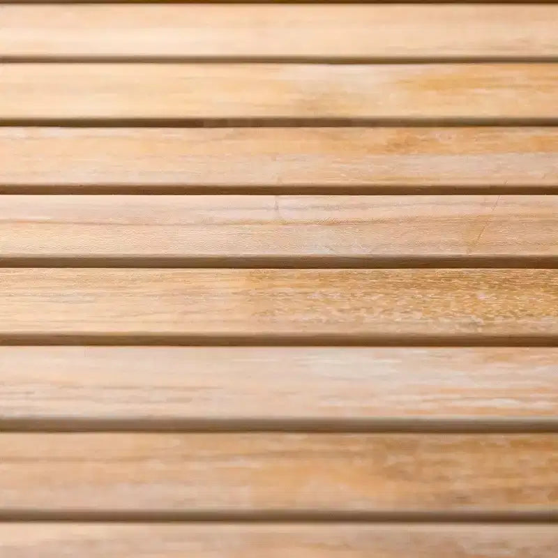 Panca da doccia e vasca spa Nordic Teak 35 Natural con ripiano - Beige