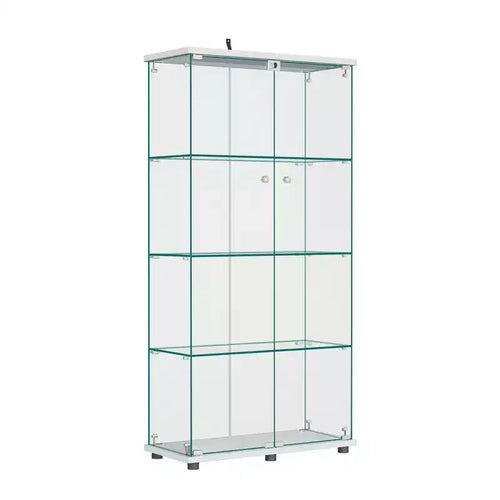 64.5 X 32 Glass Display Cabinet Curio Cabinet with Lock