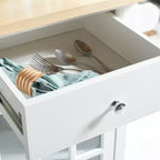Carrello Locklyn 1 anta 2 cassetti 2 ripiani - KCH8703 - Safavieh