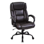 Sedia da ufficio da massaggio FDW con capacità di carico di 227 kg, con supporto lombare, braccioli regolabili, funzione girevole, pelle PU