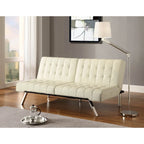 Divano Letto Futon Multiposizione Splitback in Vaniglia - 180,3 x 92,7 x 79 cm