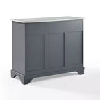 Carrello da cucina Avery - Crosley: Legno massello nichel spazzolato