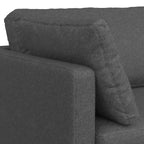 Divano WyndenHall Lana 76" con pouf, stile Mid-Century