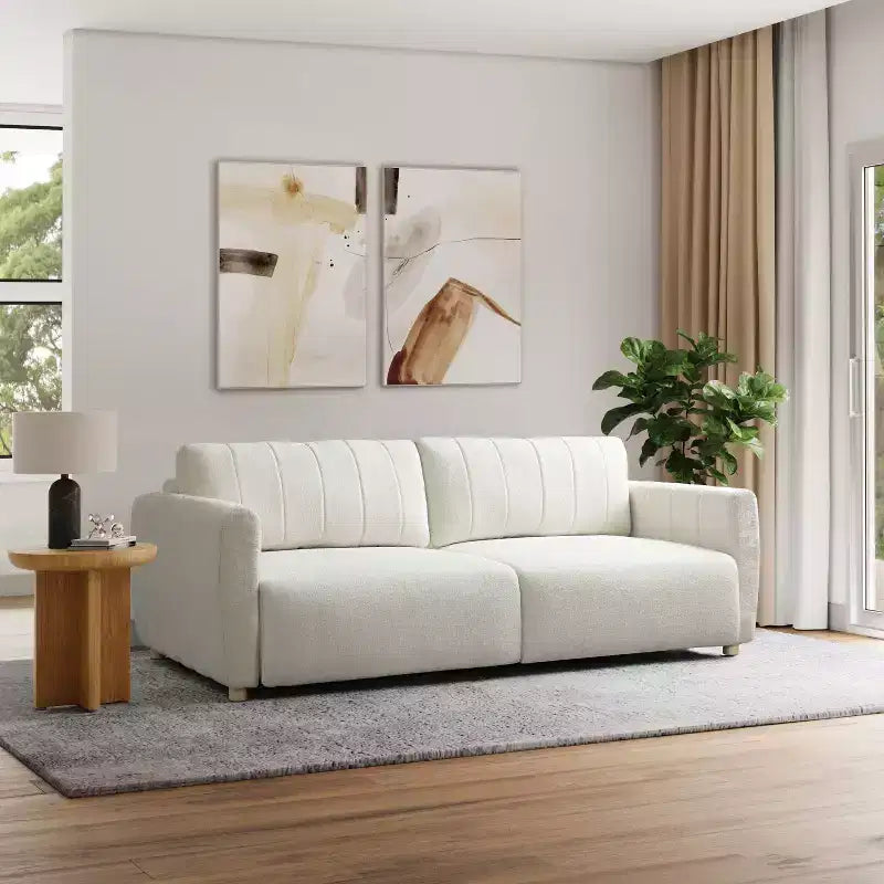 Serta Harriet Divano Letto Convertibile Bouclé: