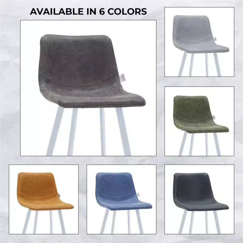 LeisureMod Elland Sgabello da Bar Imbottito in Pelle da 41" con Gambe in Ferro - Sgabello da Bancone Moderno con Base e Poggiapiedi Bianchi per Cucina, Bar e Pub