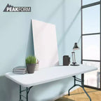 Tavolo Pieghevole Multiuso Peakform, Leggero e Resistente, con Base Stabile per Eventi Interni ed Esterni, 180 cm, Bianco