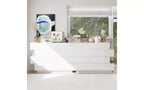 Cassettiera Famapy con struttura bianca non abbinata dal design creativo, 8 cassetti