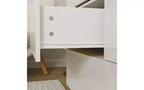 Cassettiera Famapy con struttura bianca non abbinata dal design creativo, 8 cassetti