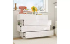 Cassettiera Famapy con struttura bianca non abbinata dal design creativo, 8 cassetti