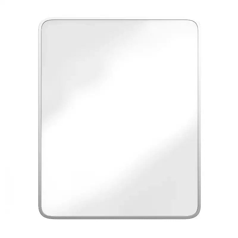 Flash Furniture Jolie Pensile da bagno a incasso con specchio smussato arrotondato e cornice in metallo reversibile