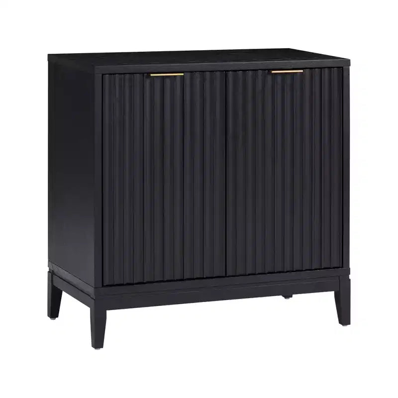 Nathan James Jasper Wood Fluted Console Table with Doors