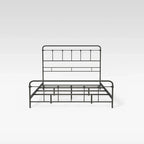 Telaio letto in metallo in stile industriale moderno
