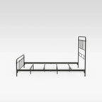 Telaio letto in metallo in stile industriale moderno