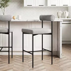 Nathan James Set di 2 sgabelli da bar altezza bancone Dahlia