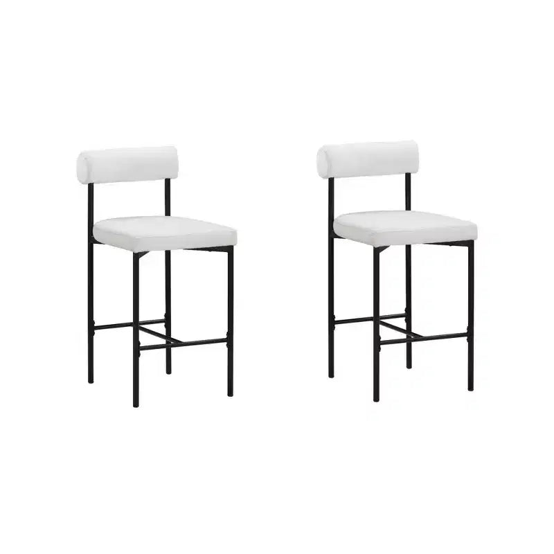 Nathan James Set di 2 sgabelli da bar altezza bancone Dahlia