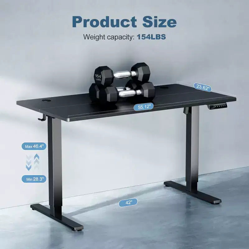 Scrivania da Piedi Regolabile in Altezza Sweetcrispy 55 Wide