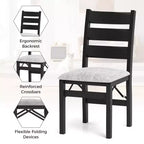 Costway Sedie Pieghevoli Set da 2/4 Sedie Moderne Imbottite con Comodo Schienale e Seduta Imbottita