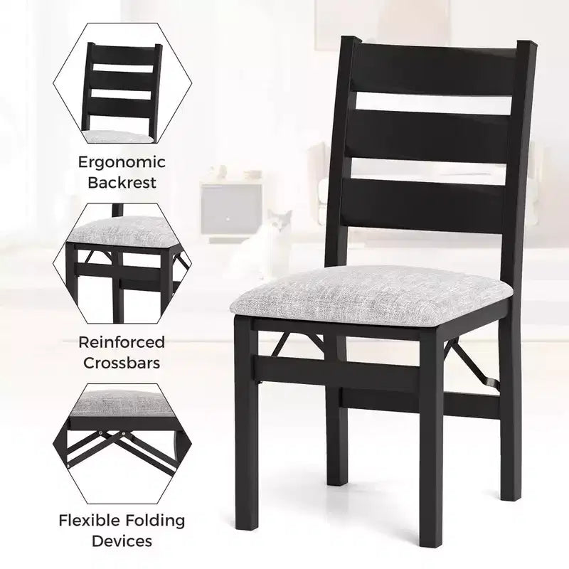 Costway Sedie Pieghevoli Set da 2/4 Sedie Moderne Imbottite con Comodo Schienale e Seduta Imbottita