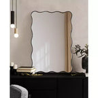Kate & Laurel All Things Decor Specchio Rettangolare Ondulato Viona 24x36