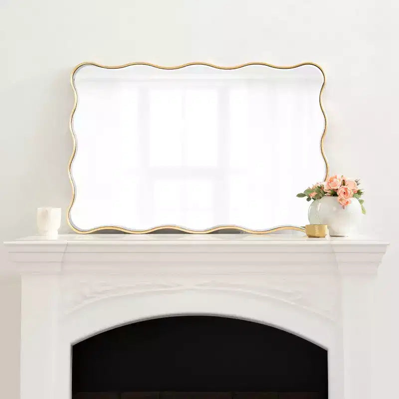 Kate & Laurel All Things Decor Specchio Rettangolare Ondulato Viona 24x36