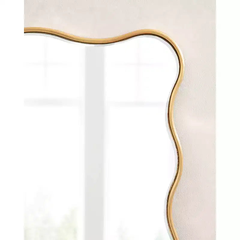 Kate & Laurel All Things Decor Specchio Rettangolare Ondulato Viona 24x36