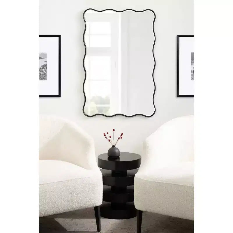 Kate & Laurel All Things Decor Specchio Rettangolare Ondulato Viona 24x36