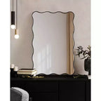 Kate & Laurel All Things Decor Specchio Rettangolare Ondulato Viona 24x36