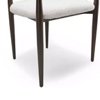 Sedia da pranzo Christopher Knight Home Grov in bouclé e ferro (set da 2), beige e oro