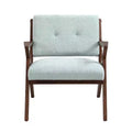 Christopher Knight Home Yuna Wood Upholstered Accent Chair, Green/Brown