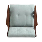Christopher Knight Home Yuna Sedia d'appoggio imbottita in legno, verde/marrone