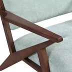 Christopher Knight Home Yuna Sedia d'appoggio imbottita in legno, verde/marrone