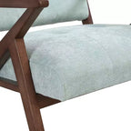 Christopher Knight Home Yuna Sedia d'appoggio imbottita in legno, verde/marrone