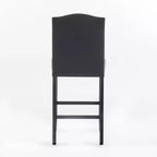 Sgabello da bancone Christopher Knight Home Bella imbottito 26.8 con borchie (set da 2)