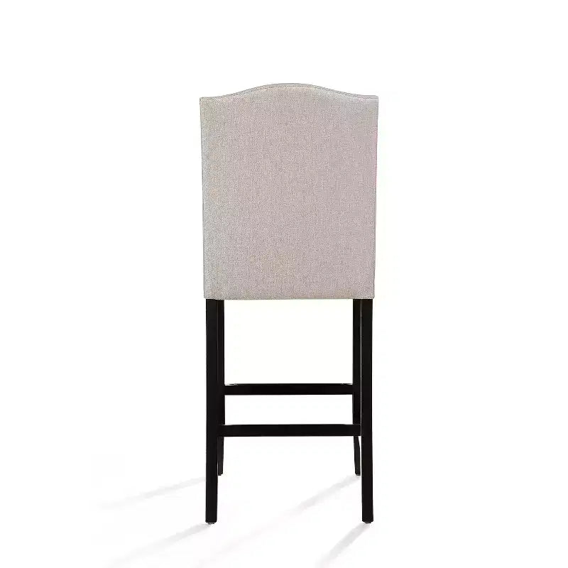 Sgabello da bancone Christopher Knight Home Bella imbottito 26.8 con borchie (set da 2)