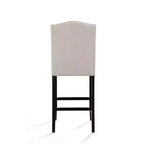 Sgabello da bancone Christopher Knight Home Bella imbottito 26.8 con borchie (set da 2)