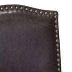Sgabello da bancone Christopher Knight Home Bella imbottito 26.8 con borchie (set da 2)