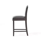 Sgabello da bancone Christopher Knight Home Bella imbottito 26.8 con borchie (set da 2)