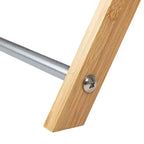 Cesto portabiancheria a X in bambù, fodera lavabile e struttura in bambù, ecologico e rinnovabile, pieghevole per riporre, semplice ed elegante
