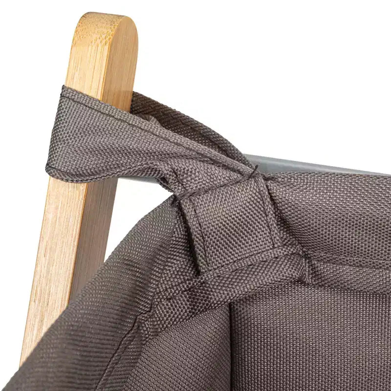 Cesto portabiancheria a X in bambù, fodera lavabile e struttura in bambù, ecologico e rinnovabile, pieghevole per riporre, semplice ed elegante