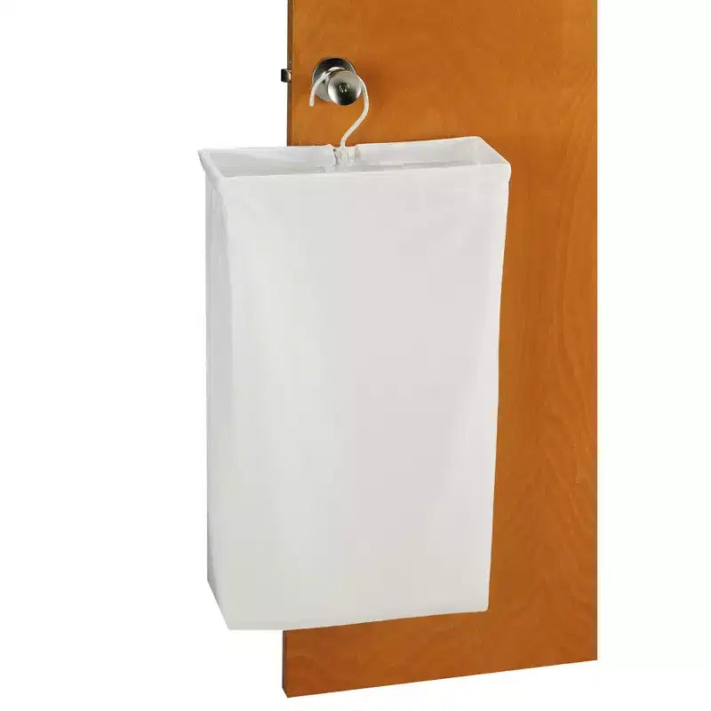 Door Hanging Laundry Bag, Washable Canvas Bag with Loop Handle