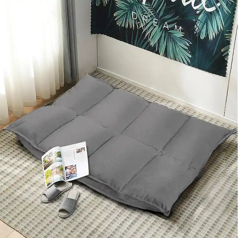 Divano moderno pigro, set futon carini, divano letto comodo e regolabile