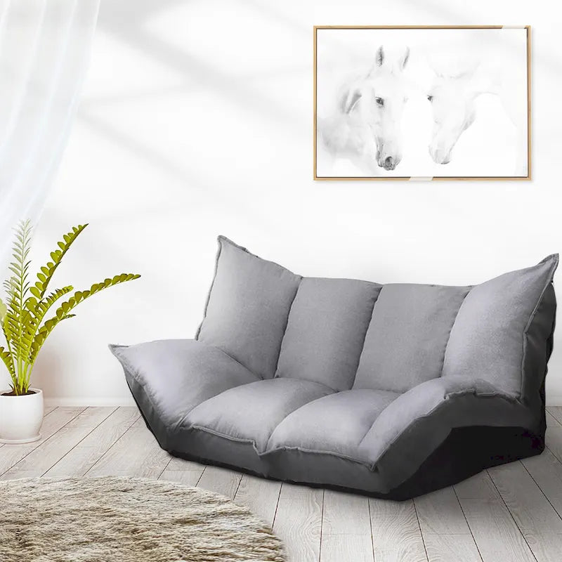 Divano moderno pigro, set futon carini, divano letto comodo e regolabile
