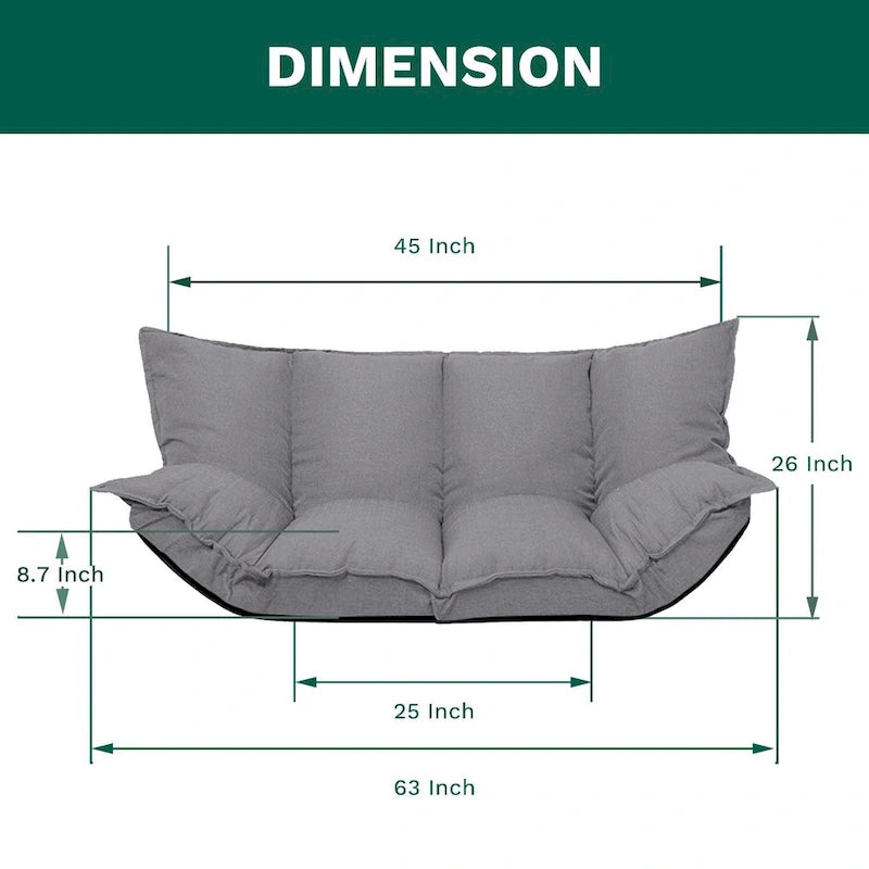 Divano moderno pigro, set futon carini, divano letto comodo e regolabile