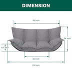 Divano moderno pigro, set futon carini, divano letto comodo e regolabile