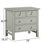 Comodino contenitore Comfort Pointe Greenwich a 4 cassetti