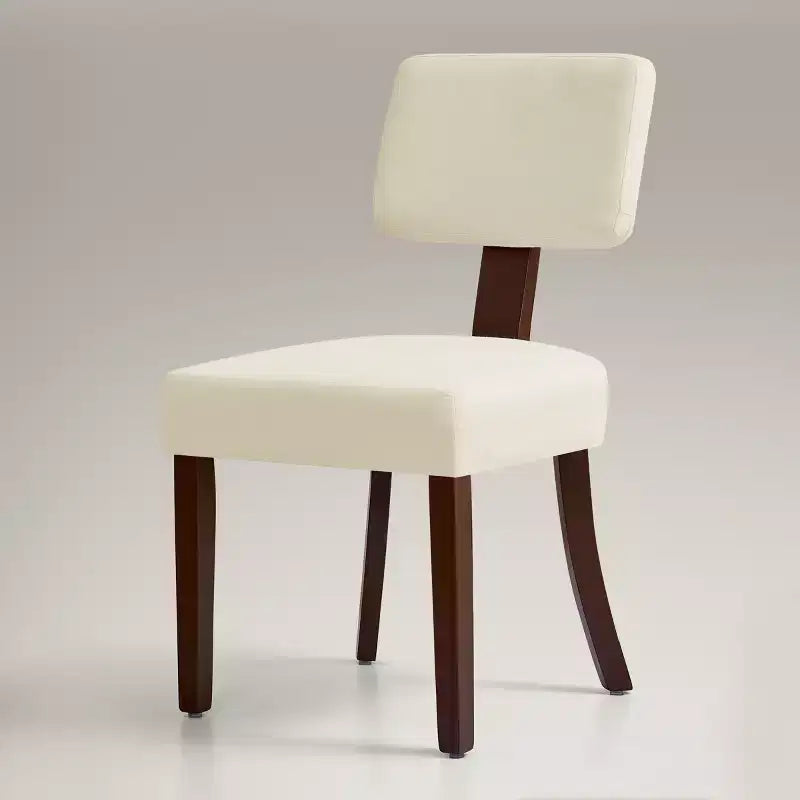 Subrtex Farmhouse, set di 2 sedie da pranzo in rattan, sedie da cucina imbottite in lino per tavolo da pranzo, sedie d'accento moderne di metà secolo, marrone