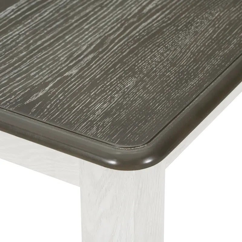 Set da pranzo da 7 pezzi con tavolo allungabile e 6 sedie imbottite