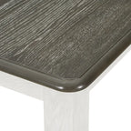 Set da pranzo da 7 pezzi con tavolo allungabile e 6 sedie imbottite
